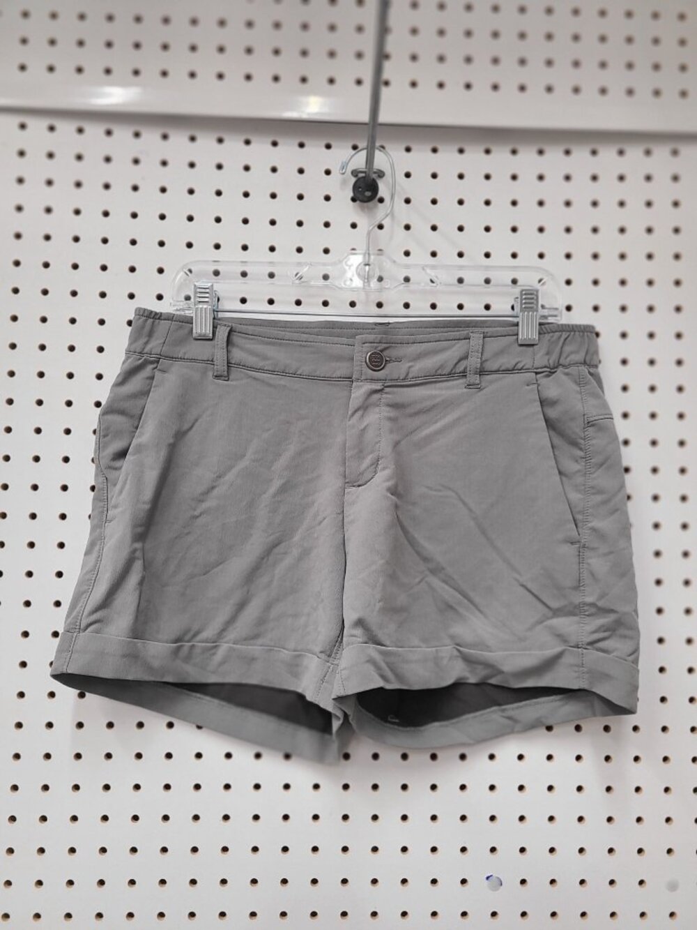 Free Fly Womens Gray Stretch Casual Shorts Size M Bamboo Blend